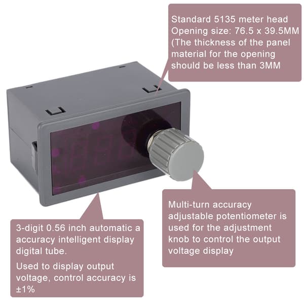 Digital spændingssignalgenerator justerbar multiturn højpræcisionspotentiometer 0-10V