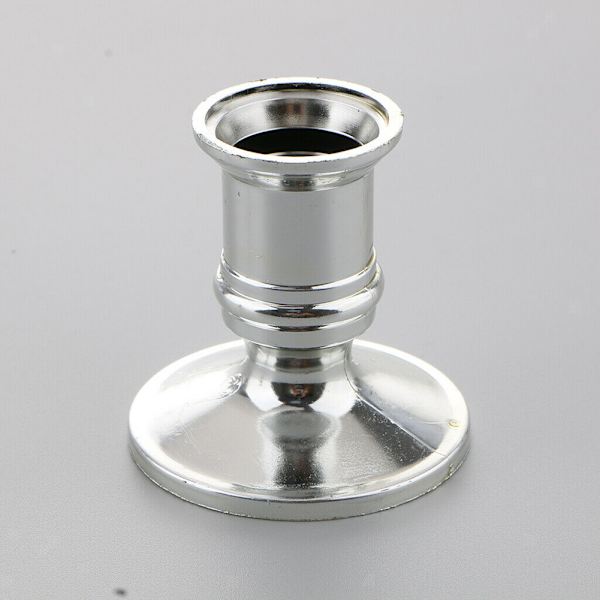 6 st Ljusstakar Geometrisk Design Vackra Inställningar Ljusstakar för Frieri Bröllopsdag Silver