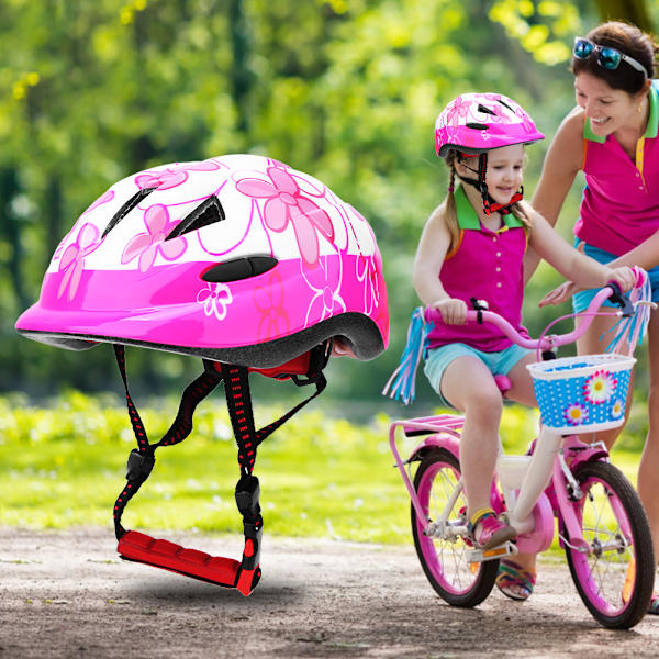 Børns Sakura Cykel Cykling Rulleskøjter Balance Scooter Baby Sports Sikkerhed Hoved Beskyttende Hjelm