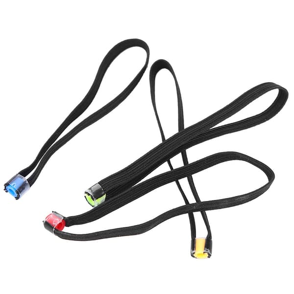 Lättviktig Elastisk Tyg Fiskelina Tippet Spole Ring - 4 ST