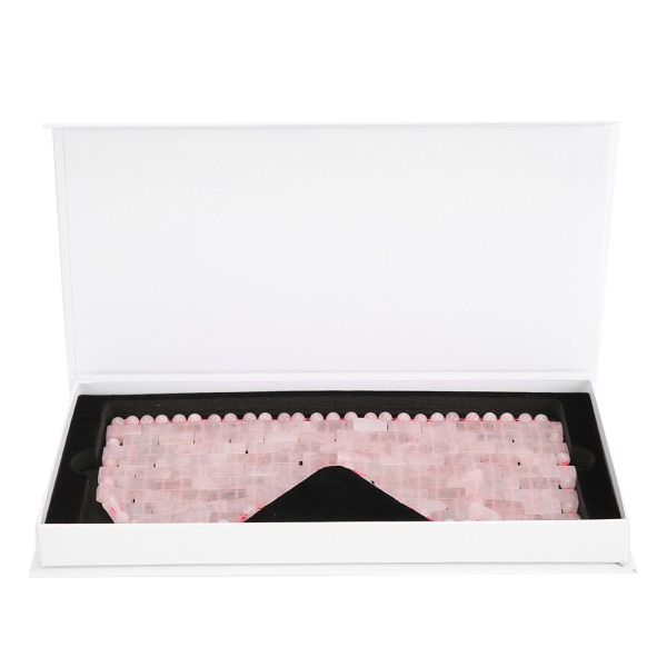 Jade Stone Eye Mask Køling Sovende Øjenmaske Koldterapi Øjenbehandling MassagerRose Quartz