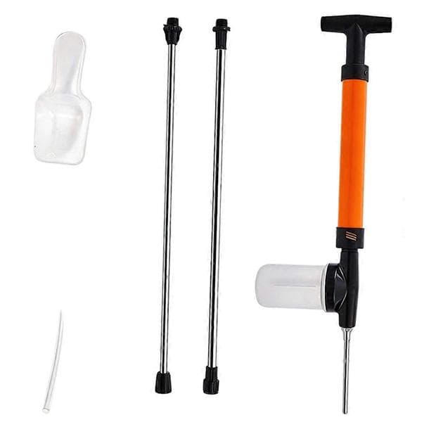 Diatomaceous Earth Powder Duster with Extendable Rod, Large Capacity and Adjustable Settings 120ml Capacity Tank