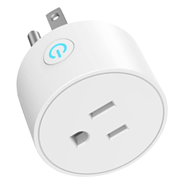 Smart Plug Fjernbetjening Stemmestyring US Smart Home WiFi-stikkontakt til hjemmet Hotel 10A 100V-240V Hvid