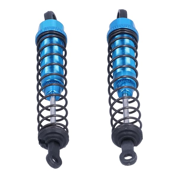 2 stk. 97 mm RC aluminiumslegering støddæmper til TRAXXAS SLASH 2WD RC biler, blå