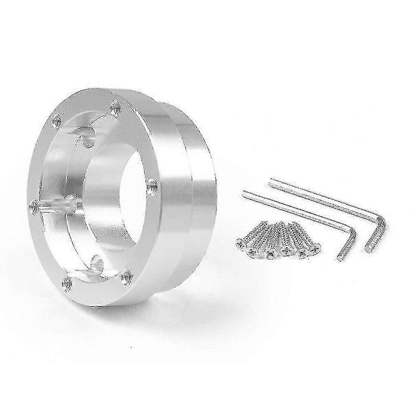 Til Logitech G29 G920 G923 13/14 tommer Racing Rat Adapterplade 70mm Zekai sølv