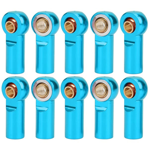 10 stk RC Bil Trækforbindelsesstang Metal Kugleled Tilbehør til AXIAL SCX10 1/10 blå