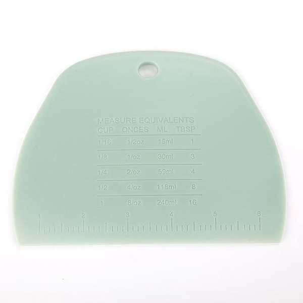 Multifunktionell Livsmedelssäker Plastdegspaddel och -skärare - Perfekt för Deg, Kakan och Bröd