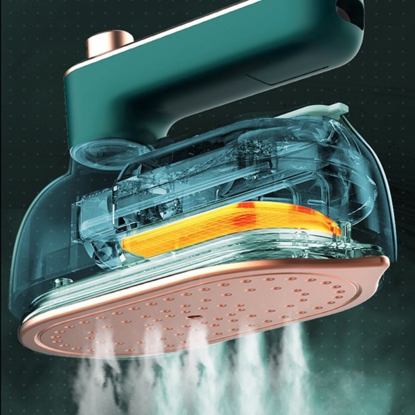 Husholdnings mini elektrisk dampstrykejern Bærbar våt og tørr strykemaskin Roterende håndholdt klesstrykemaskin
