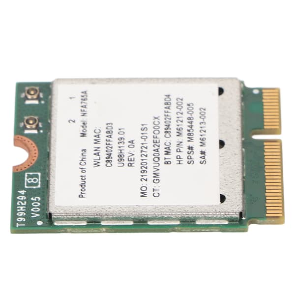 WiFi6-verkkokortti 2400 Mbps nopea M.2 Key E WiFi6 Bluetooth 5.2 802.11ac Ax 2.4G 5G NIC-sovitin