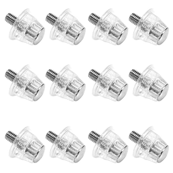 12 pcs Football Boot Studs Shoe Stud Replacement Component Sports Accessory Football Shoe Studs with Wrench 13mm