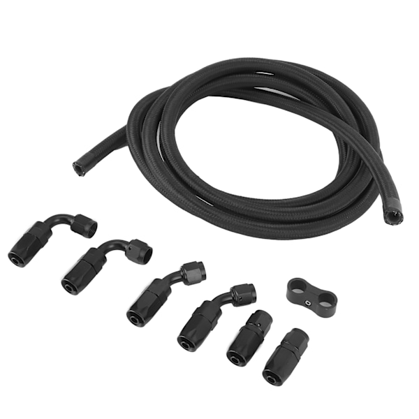 9,8ft AN6 bränsleslang med adapterseparator klämsats universell för bil