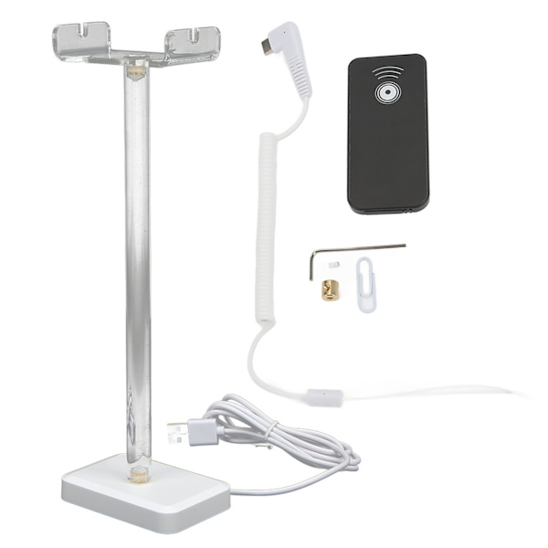Anti-tyverisikkerhed Bluetooth Headset Display Stand med opladning 100dB Alarm til Shop Mall