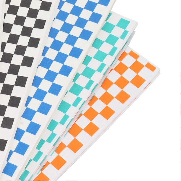 240 Ark Checkered Tørvokset Delipapir Ark Fedtafvisende Madkurv Indlæg Deli Wrap Vokspapir Ark til Sandwich