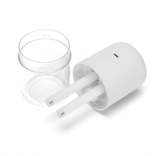 Luftfukter Dobbel Jet 280ml USB-lading Stille 3 Spraymoduser Bærbar Luftfukter for Kontor Soverom Bil