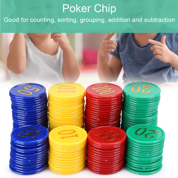 160 kpl / Box Pokerimerkit Professional Family Educational Digital Chips Set