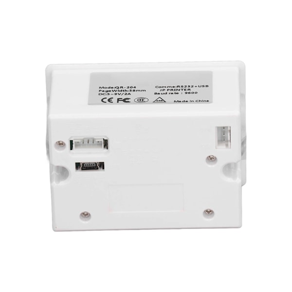 58mm inbyggd termisk skrivare USB RS232 gränssnitt linjetyp skrivmaskin för etikett frakt kvitto