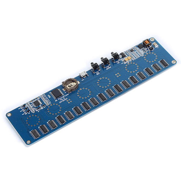 STM8S005 DC-styring 12V 1A elektronisk IN14 Nixie-rør LED-kretskort PCBA RGB-brikke USBMicroUSB-grensesnitt