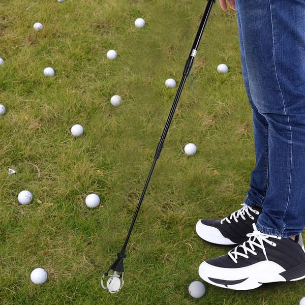Infällbar Golfbollshämtare Teleskopisk Plockare Gripare Skaftverktyg