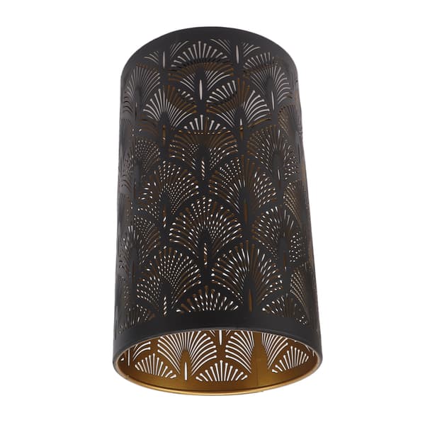 Modern Lampskärm Metall Cylindrisk Ihålig E27 E26 Lampskärm för Sovrum Vardagsrum