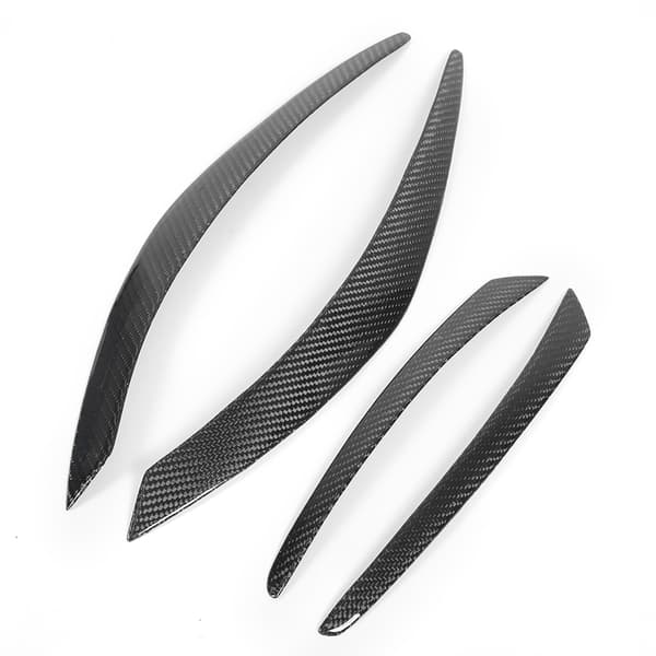 4 stk. baglygtebryn kulfiber baglygte øjenlåg erstatning til Mazda CX‑5 2012‑2017
