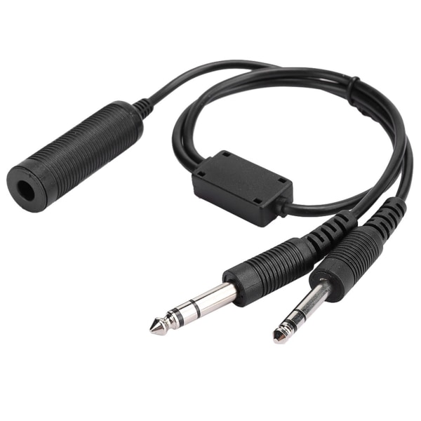 Helikopter til generel luftfartsheadset adapterkabel - David Clark AVCOMM, U 174