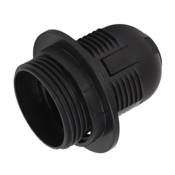 10 stk. E27 lysbase fatning kobberkerne høj temperatur modstand E27 lysholder base med lampe ærme til DIY sort