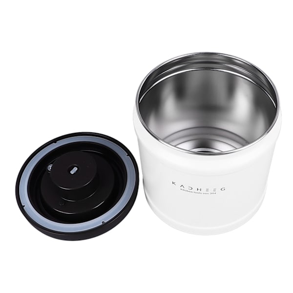 Te- og kaffekrukke i rustfrit stål, lufttæt kaffekrukke til formalet kaffe, bønner, mel, korn, sukker, 1600 ml kapacitet