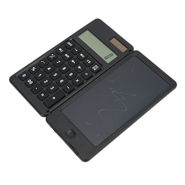 Lommeregner notesblok 10 cifret display dobbelt strømforsyning 128g multifunktion sol lommeregner til kontor skole hjem