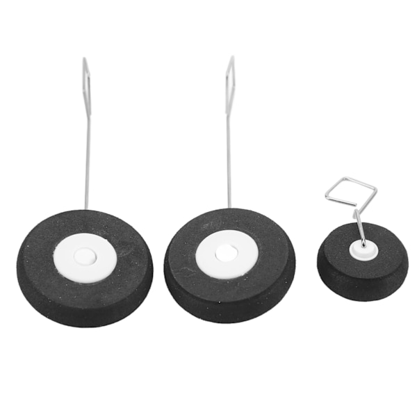 Understel med hjul til Wltoys XK A500 RC flyvemaskine fastvinge fly reservedele tilbehør sort