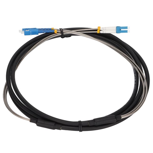 Fiberoptisk kabel 3 meter SC til LC enkeltmodus pansret patchkabel for Ethernet datasenter