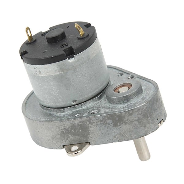 DC Växelmotor Aluminiumskal Mässingsspole Stark Konduktivitet Snäckväxelmotor DC12V 50RPM
