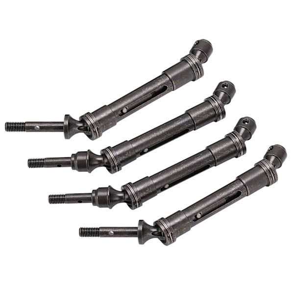 Forreste og bageste drivaksler i aluminiumlegering holdbare CVD-opgraderingsdele til Traxxas 1/10 RC-bilSort