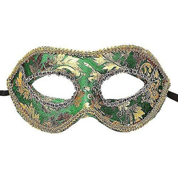 Elegant venetiansk maske for maskerader, danser og karneval - 4 deler