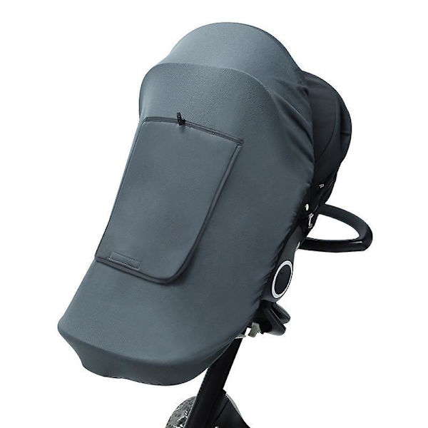 Universal Baby Stroller Markise med Solskærm og Kighul