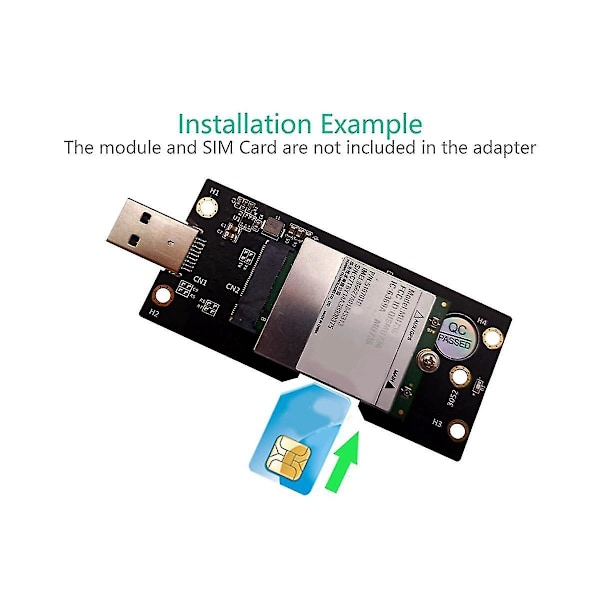 NGFF-modul till SIM med USB 3.0 3G/4G/5G-modul till USB 3.0 med SIM-kortplats Portabel Adapterkort-B7