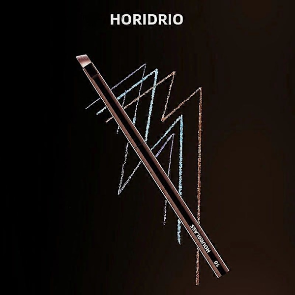 Hourglass Sminkborste Nr 10 för Ögon och Bryn Mjuk och Hudvänlig Fiber Modedesign Enkel Borste
