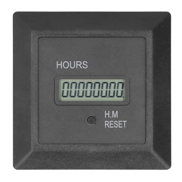Timetæller Digital Display Timer Timetæller Måler 0‑999999H 59M til Industri 100‑240V AC