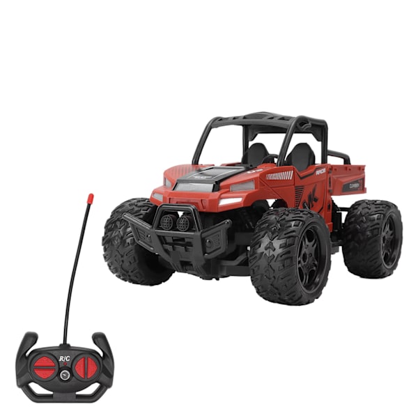 1/16 Fjärrstyrd bil 2.4GHZ Simulerade ljudeffekter 1/16 RC bil med ljus för över 3 år gammal orange röd