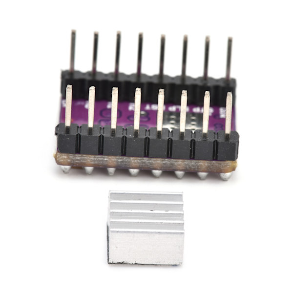StepStick stepmotor dykkermodul 3D-printertilbehør med køleplade DRV8825 DC 8,2‑45 V