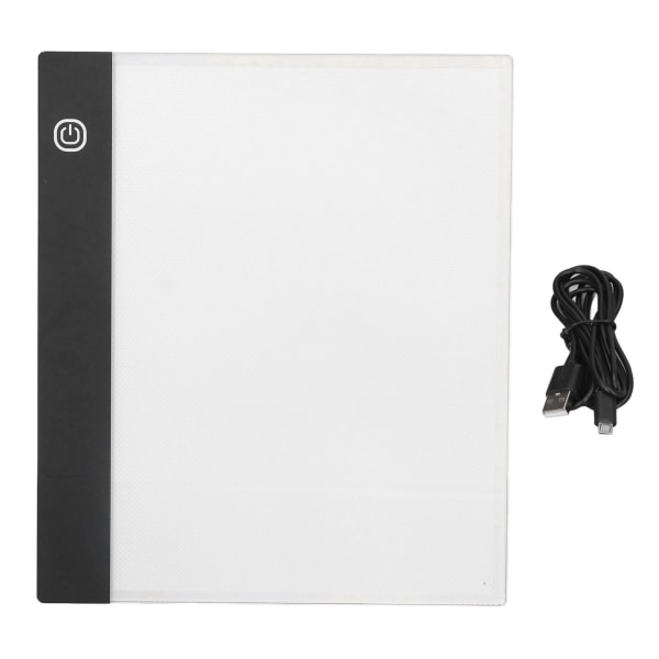 A5 LED-ljuslåda Tracer Smart Touch Hög ljusstyrka Steglös dimmer Ultratunn LED Artcraft Tracing Light Pad