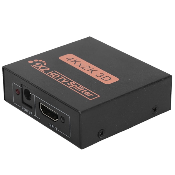 High Definition Multimedia Interface Splitter 4Kx2K 1‑In 2‑Out Datortillbehör 100‑240VAU-kontakt