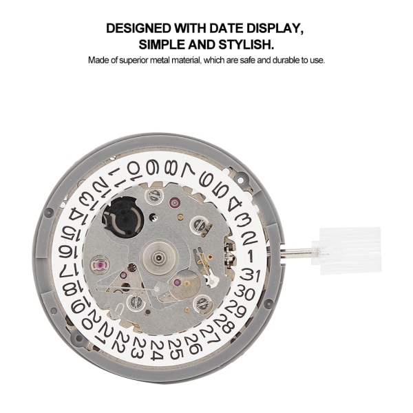 Automatisk rörelsedatum Watch Armbandsur Reparation Ersättningstillbehör (NH35 Single Calendar)