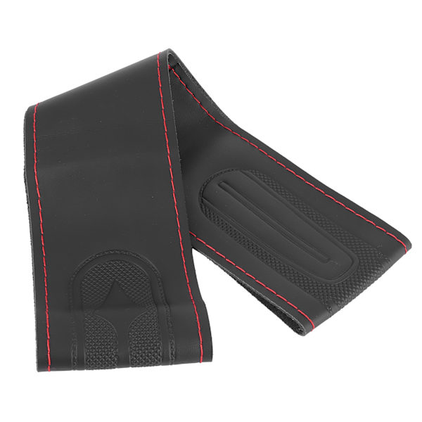 15in Mikrofiber Rattmuff DIY Stygn på Wrap med Nål Tråd Universell Passform för Honda CivicRöd