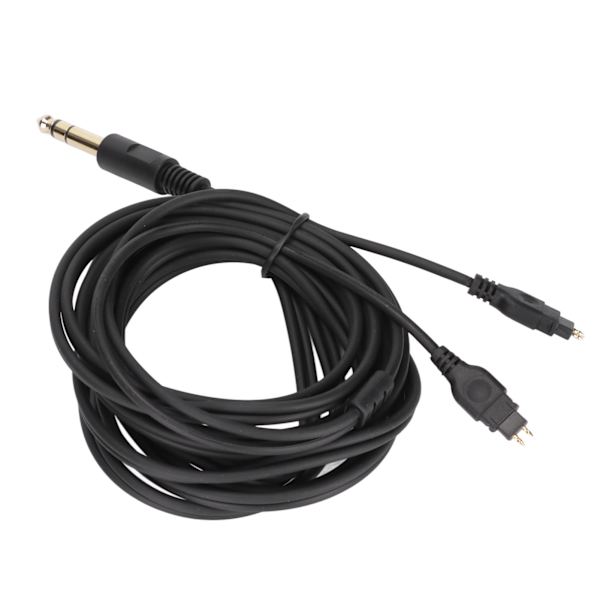 Hovedtelefonkabel Oxygen Free Copper Material Lavt transmissions tab 6,35 mm/0,3 tommer Sort Hovedtelefonledning til HD660S HD650