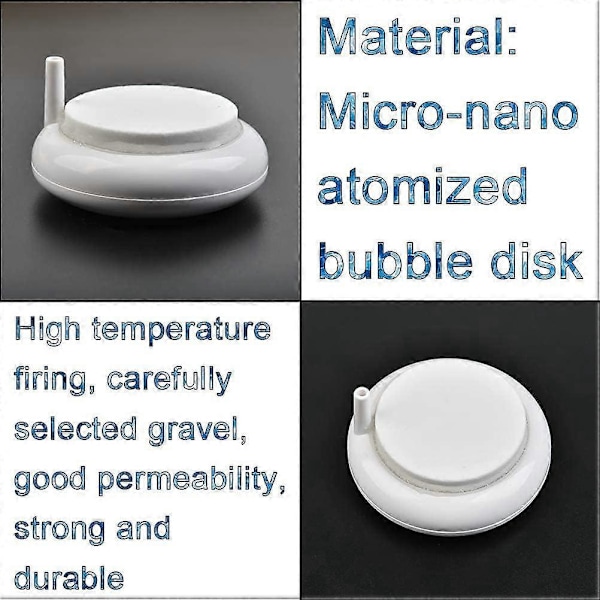 2025 Egnet Akvarium Luftsten, Akvarium Luftsten Ultra Støjsvag Bobler Akvarium Diffuser, Akvarium Boble Sten