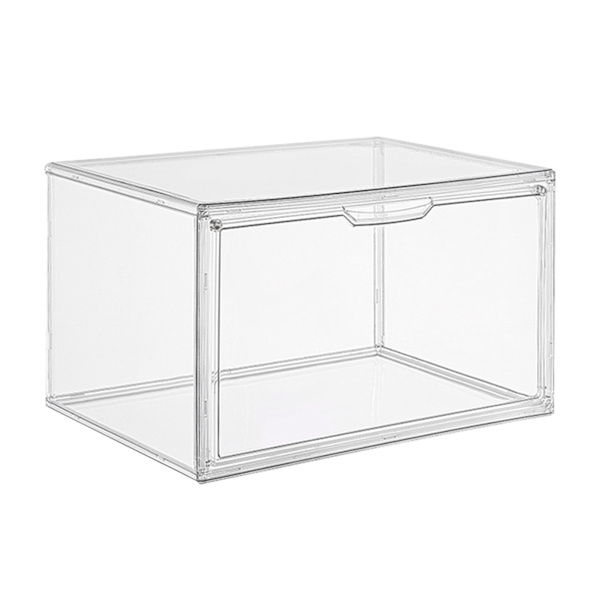 Väska Display Case Clear Vattentät Dammtät Stark Magnetisk Design Skor Förvaringslåda för Anime Figur Handväska