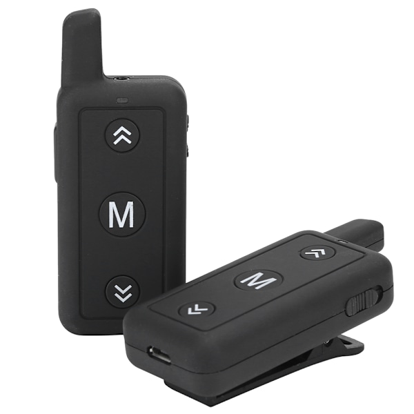 2 stk. Mini Walkie Talkie 1W 400-480 MHz Radio Transceiver Øretelefon Ørekrog Øretelefoner