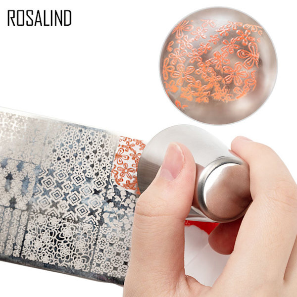Kynsileimasin ja kaavin pehmeästä silikonista, läpinäkyvä leimasin, DIY-kynsien leimaustyökalusarja N5322