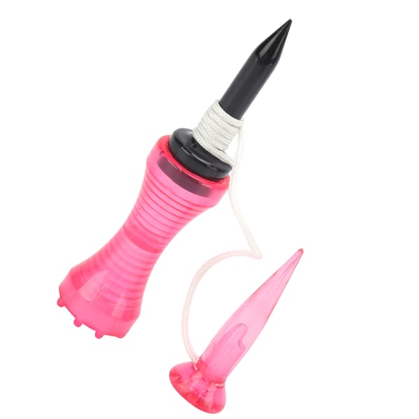 80 mm Golf Practice Tees Genanvendelig Boldholder til Øvelsesgræsmåtte Tilbehør Pink