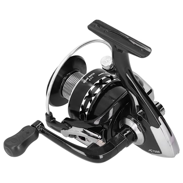 Spinningshjul 4.7:1 Gear Ratio Foldbar Metal Arm Fiskehjul Fiskeri TilbehørX7000
